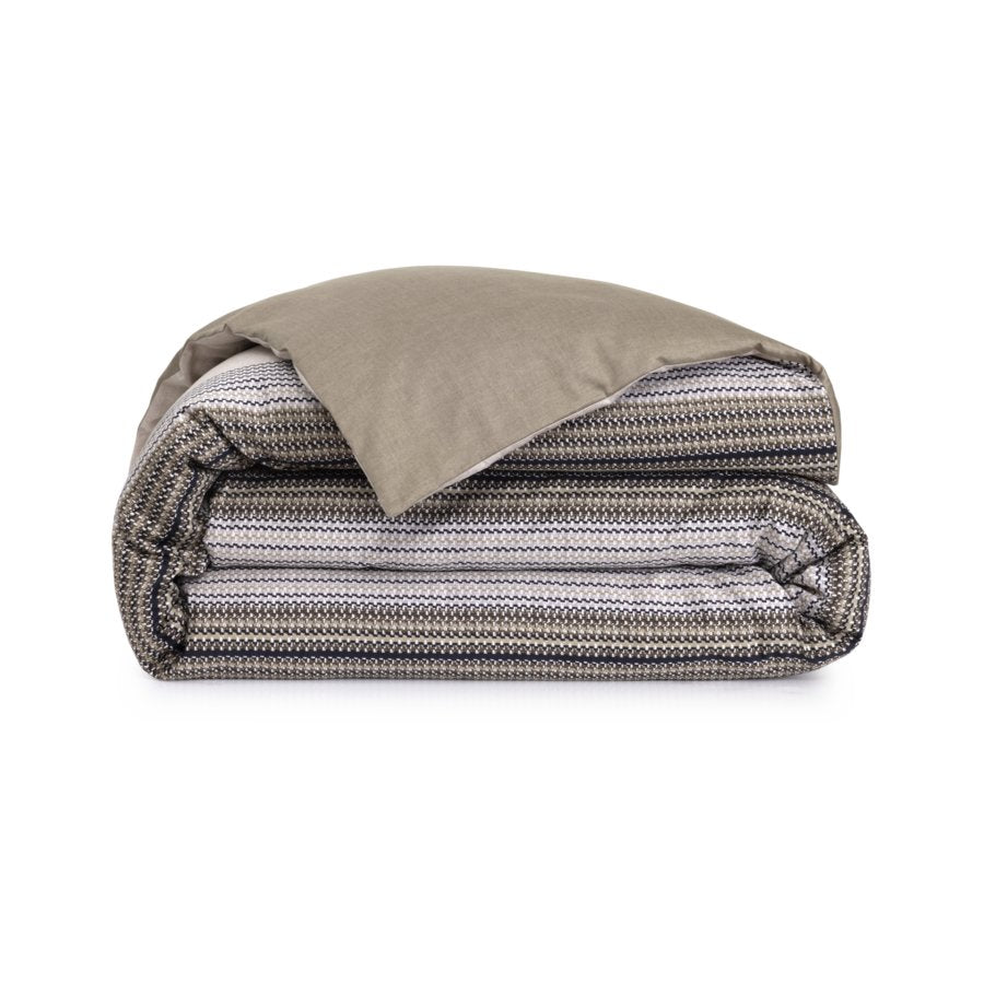 An image of Yves Delorme / Hugo Boss Modernist Stripe Duvet Cover