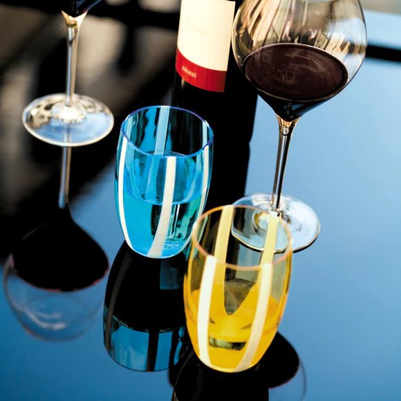 An image of Zafferano America Gessato Tumbler - Set of 2