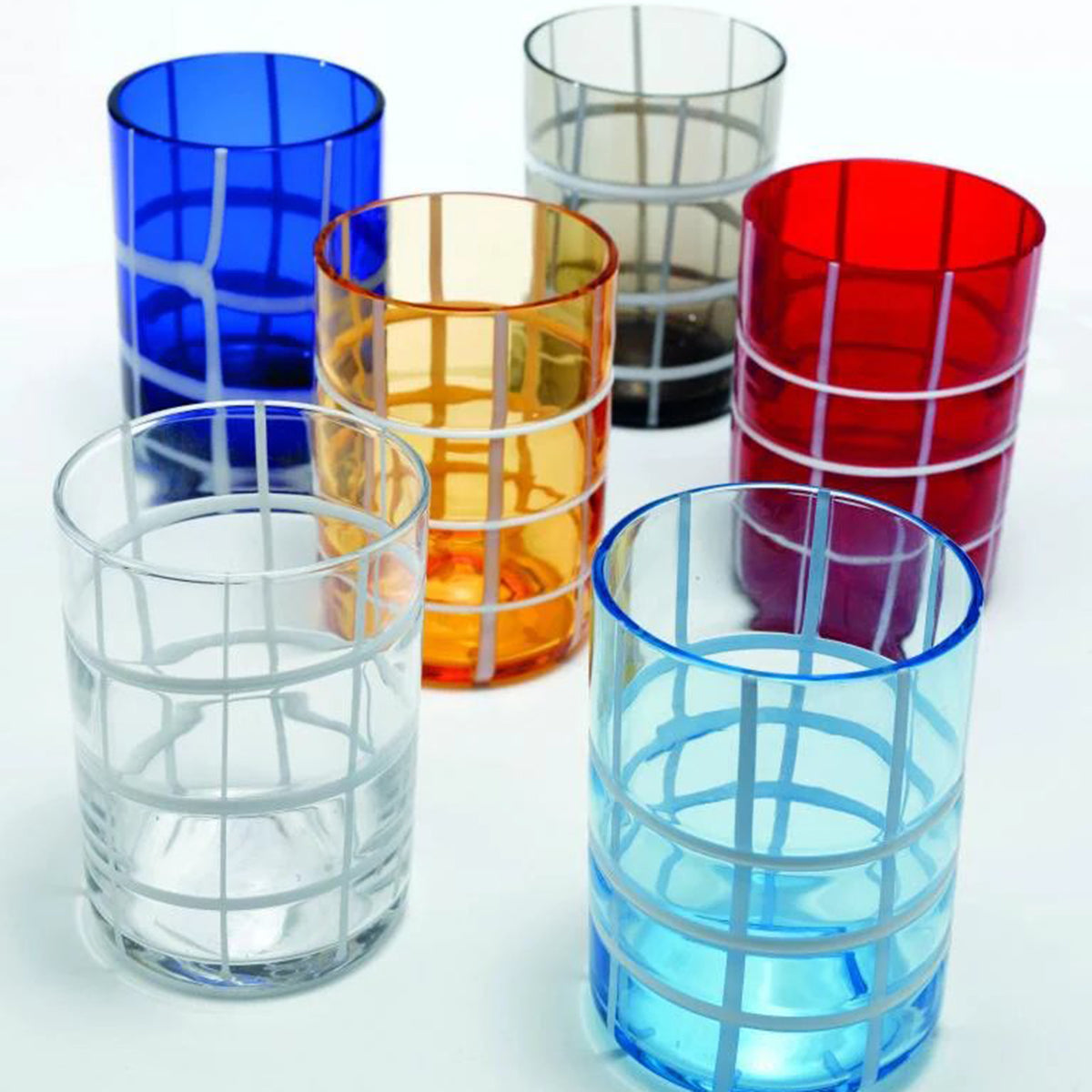 An image of Zafferano America Twiddle Tumbler - Set of 6