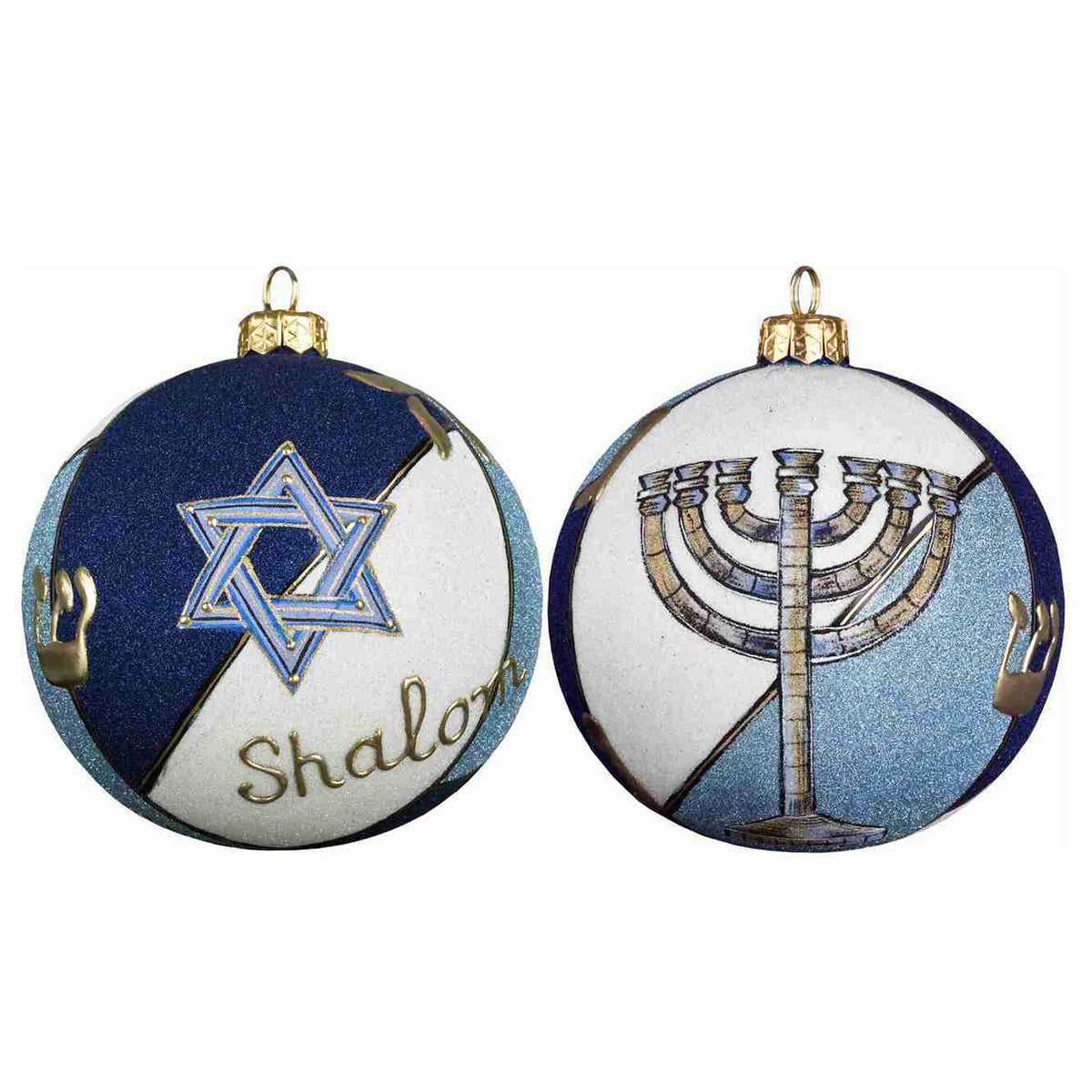 Joy to the World Judaica Round Ball Ornament