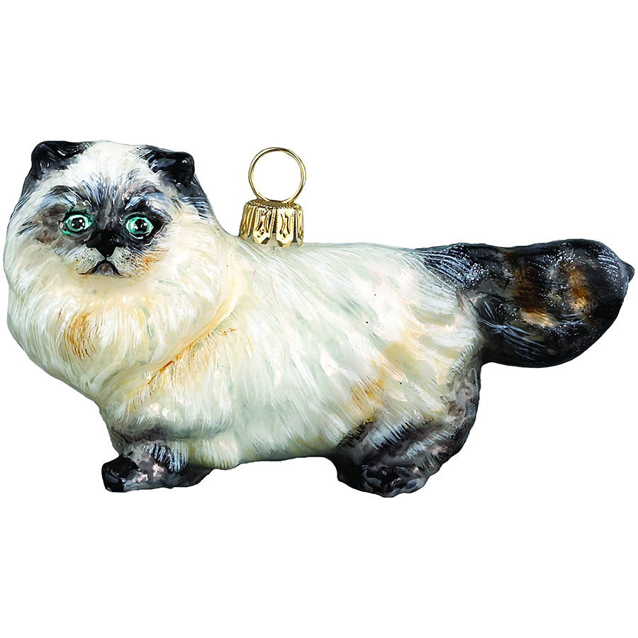 Joy to the World Himalayan Cat Ornament