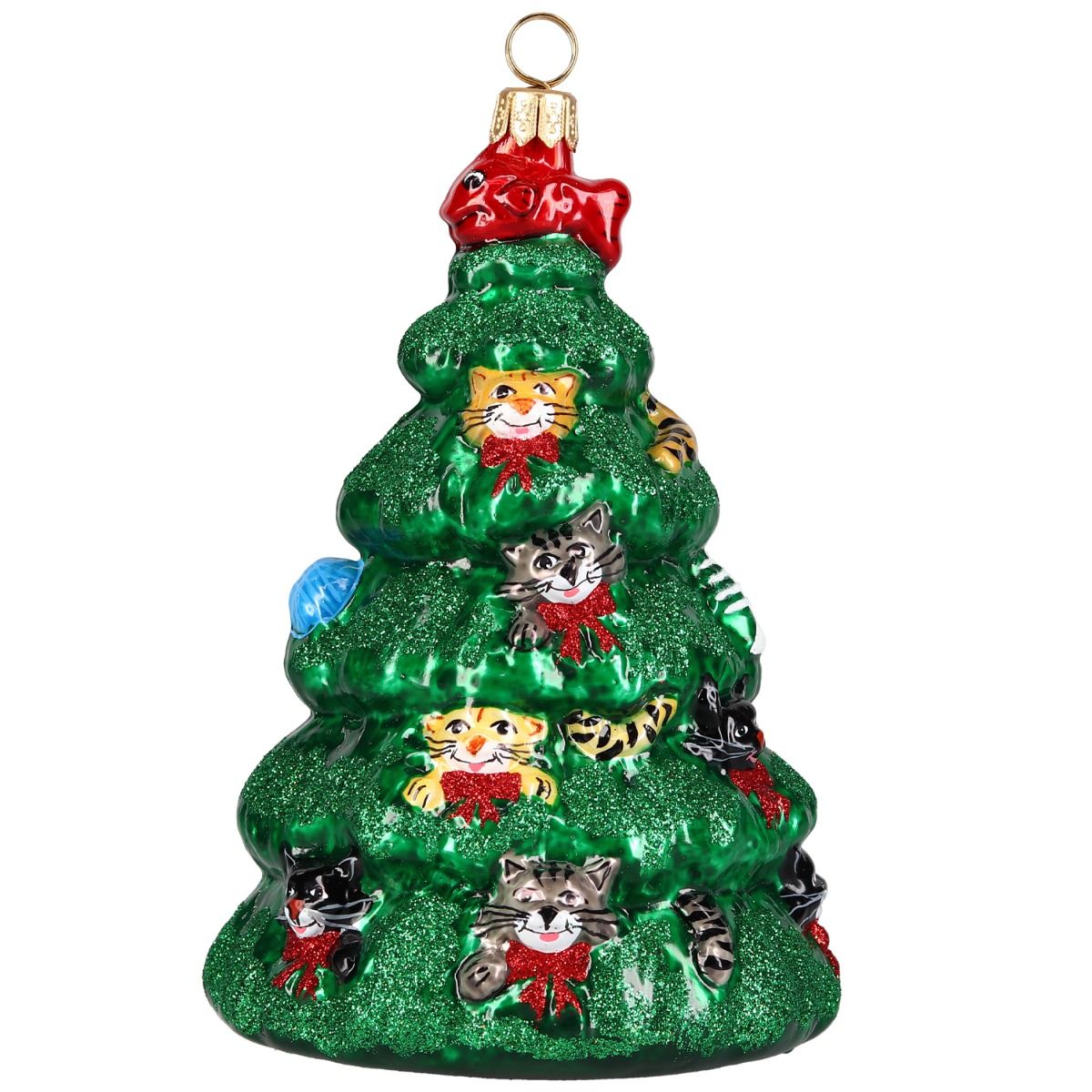 Joy to the World Oh Catmus Tree 3D Ornament