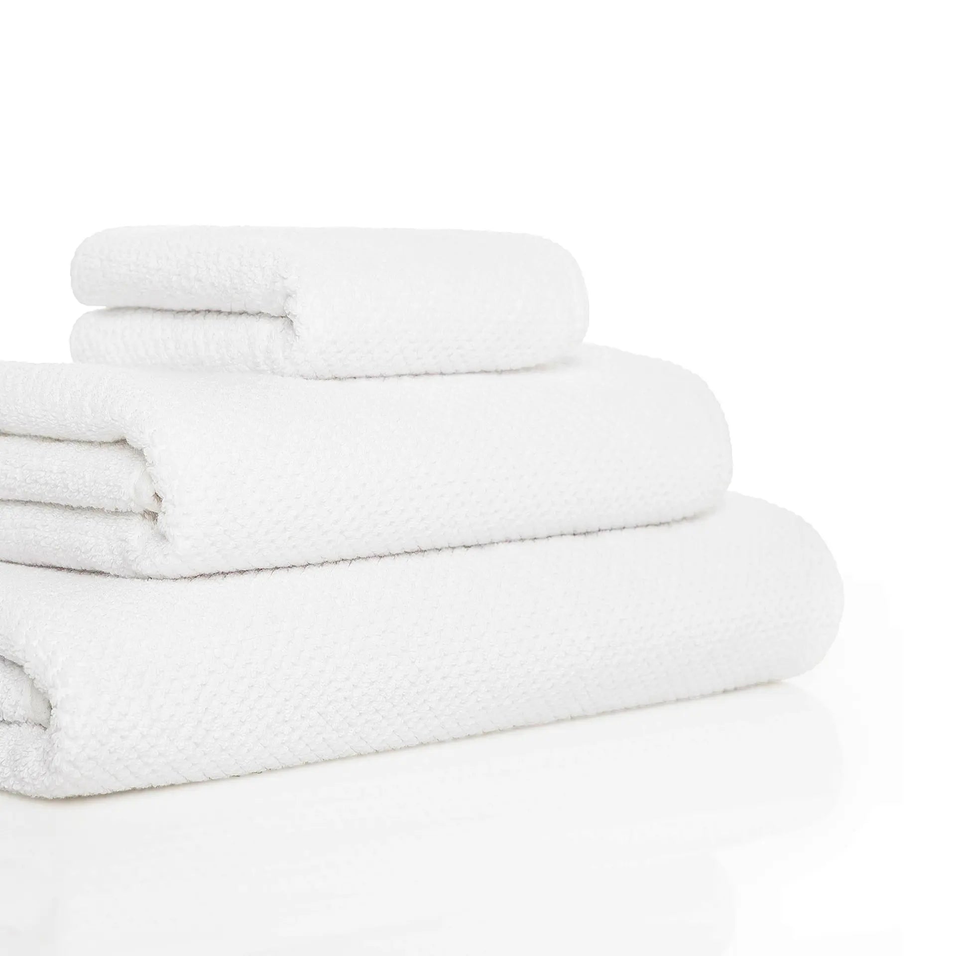Graccioza Bee Waffle Towels White