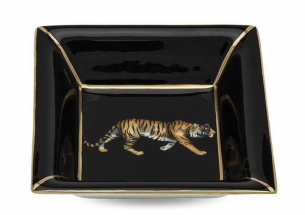 Halcyon Days Tiger Square Tray