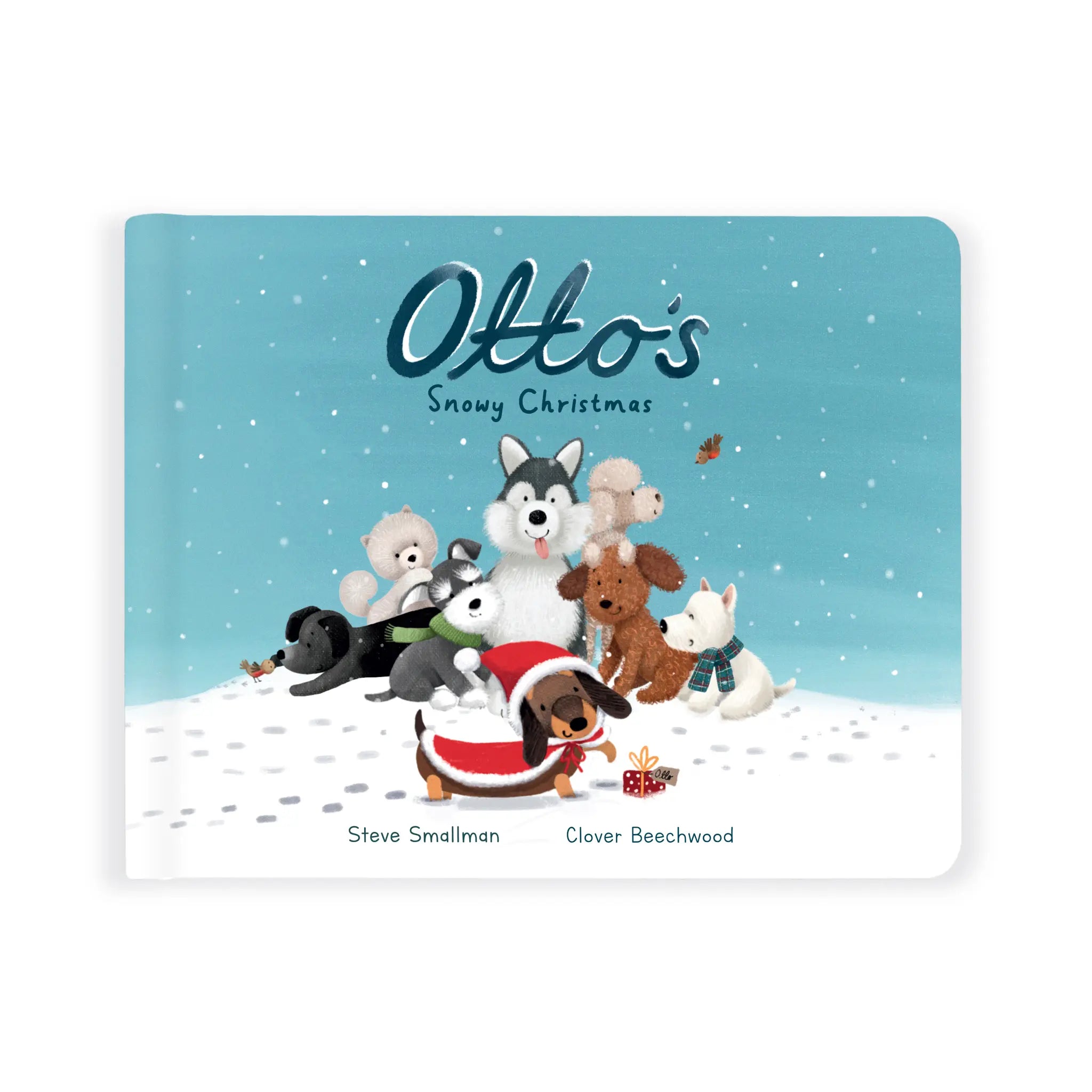 Jellycat Otto's Snowy Christmas Book 7"x9"
