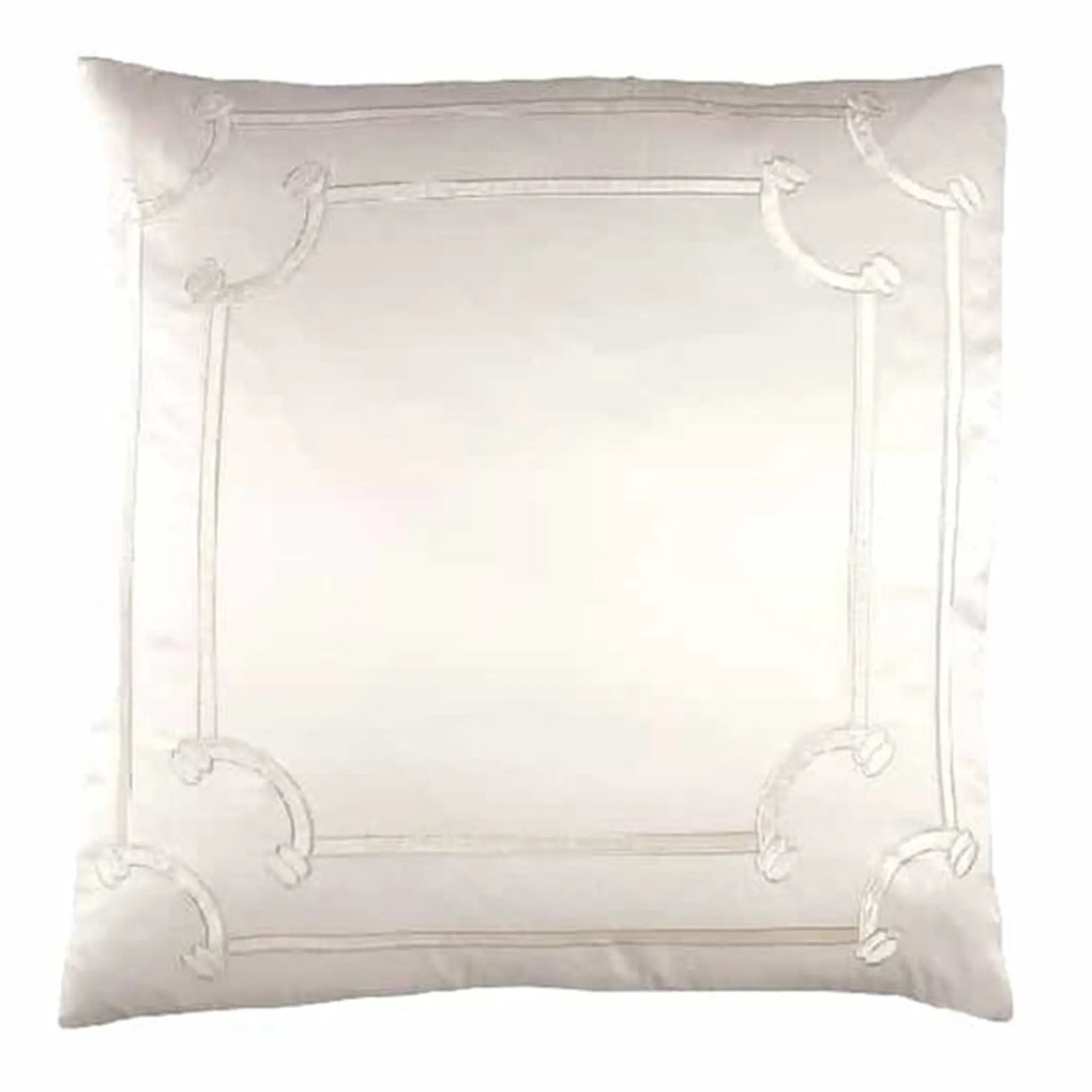 Lili Alessandra Vendome Euro Pillow in Ivory
