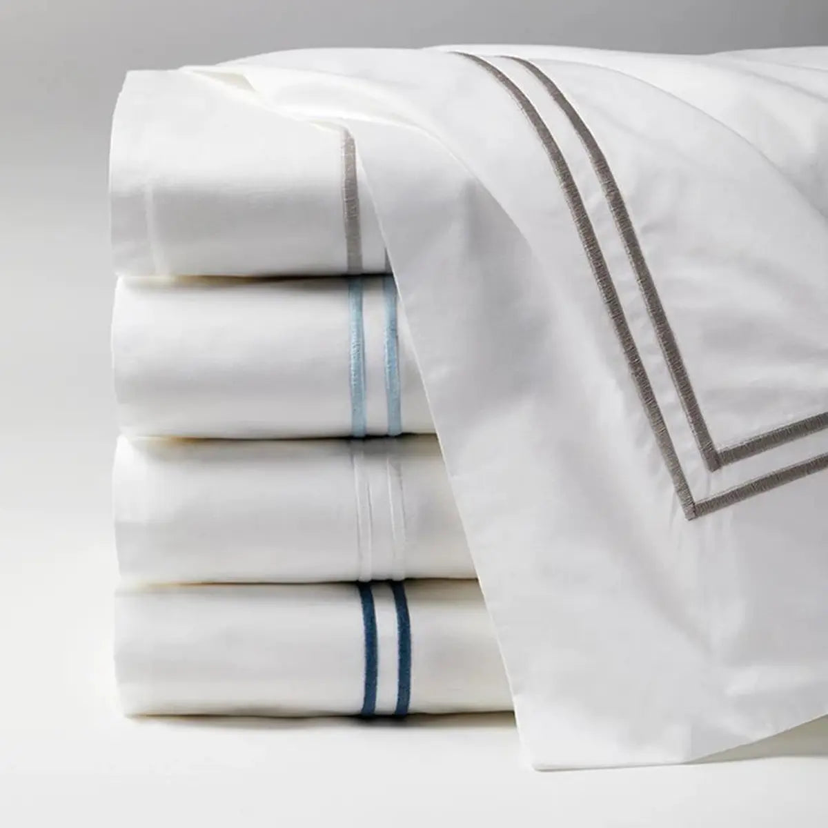 Sferra Grande Hotel Flat Sheet Collection in various colors