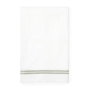 Sferra Aura Bath Towel - white/celadon