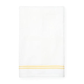 Sferra Aura Bath Towel - White/Corn