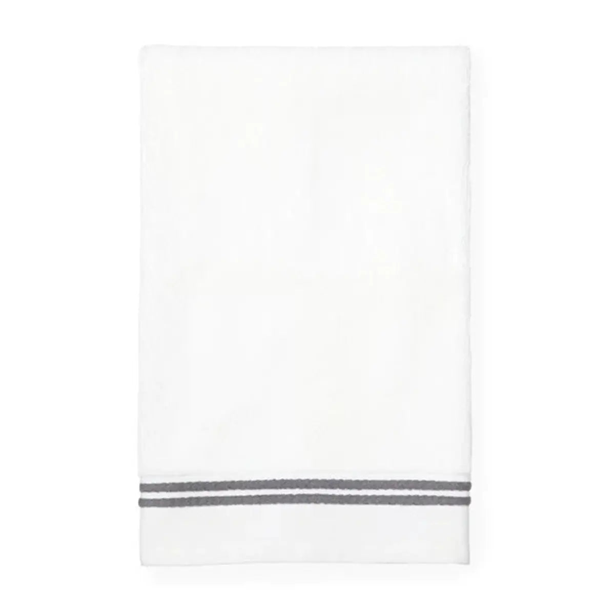 Sferra Aura Bath Towel - white/iron