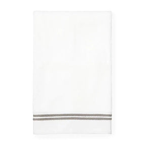 Sferra Aura Bath Towel  - white/stone