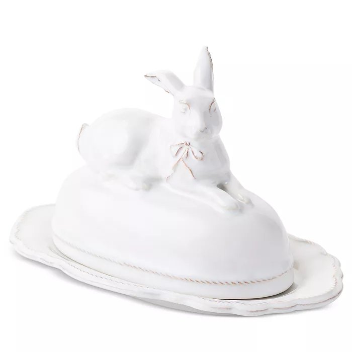 An image of Juliska Clever Creatures Bridget Bunny Butter Dish
