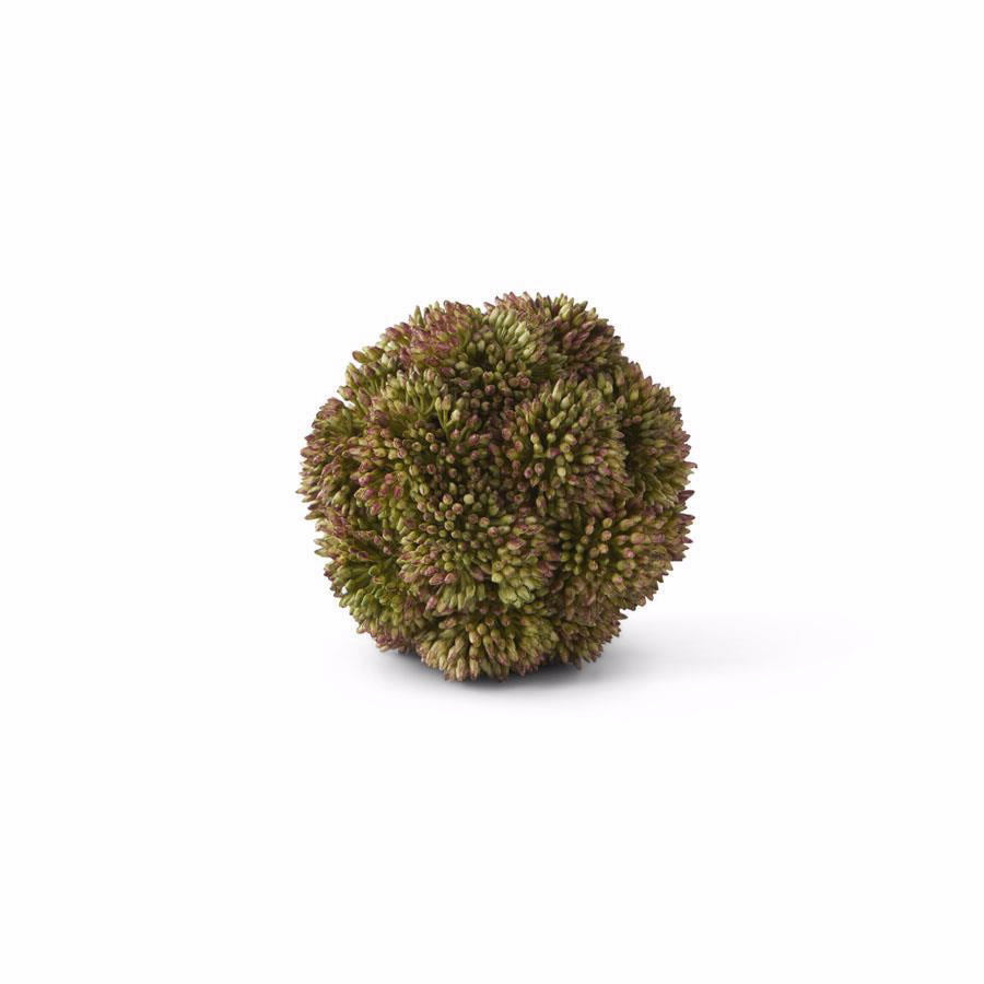 K & K Dark Green Sedum Ball