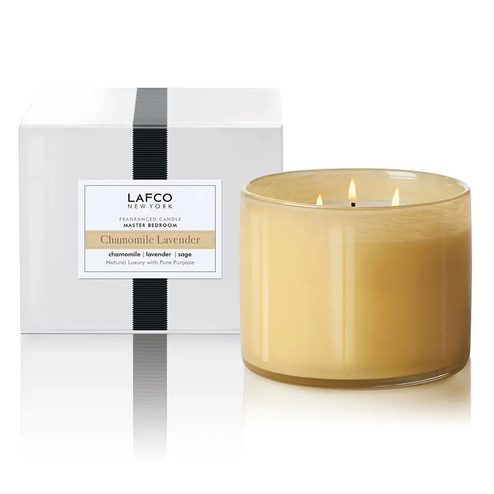 LAFCO Master Bedroom 3 Wick Candle Chamomile Lavender