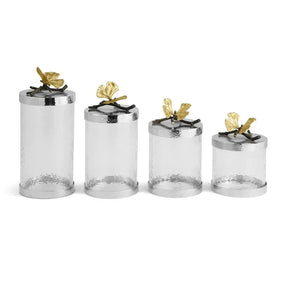 Michael Aram Butterfly Ginkgo Kitchen Canister in all four sizes