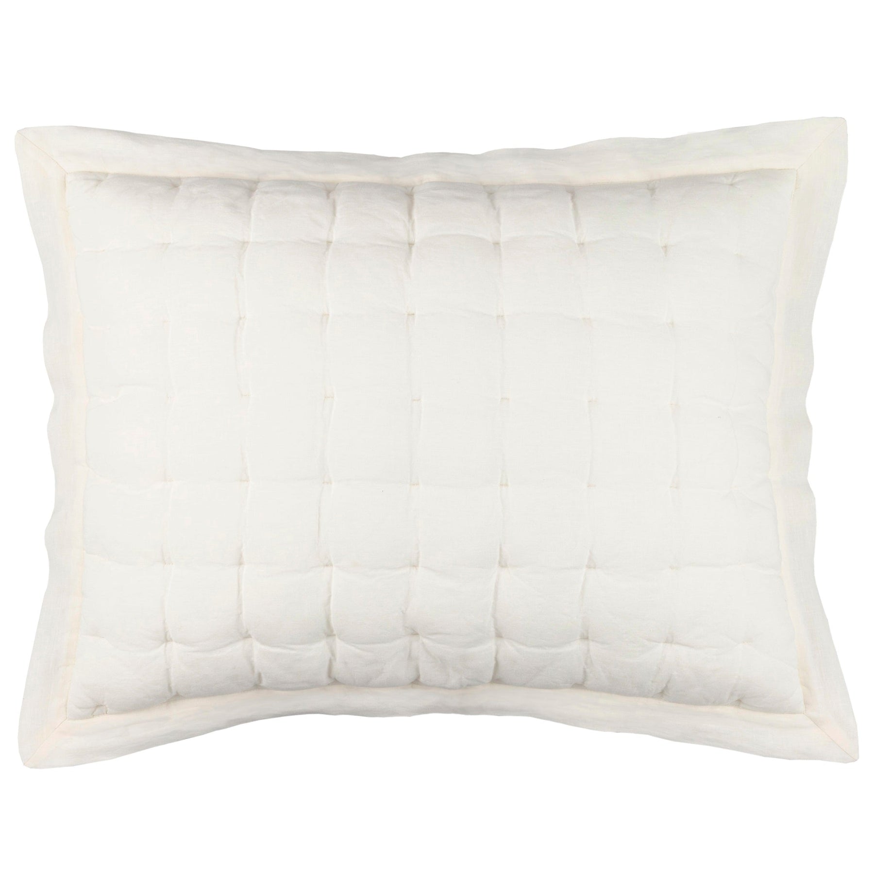 An image of Pine Cone Hill Lush Linen Puff Sham
