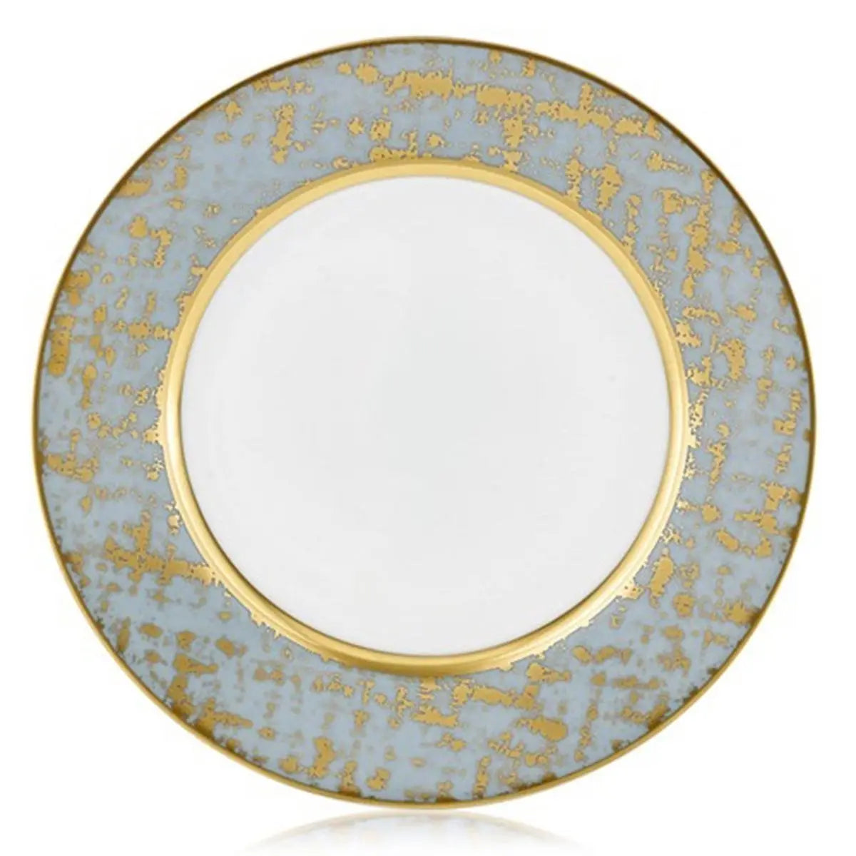 Royal Limoges Tweed Grey Gold Dinner Plate