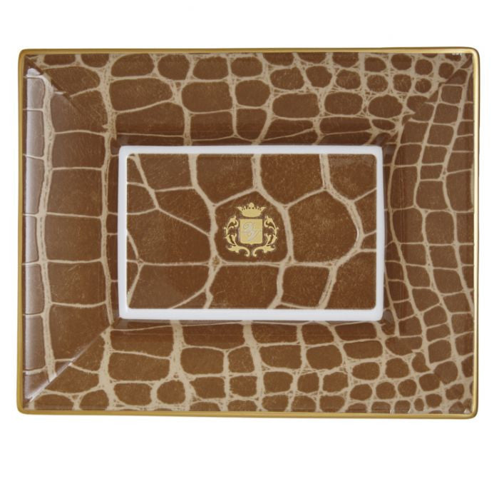 Prouna Vide Poche Alligator Jewelry Tray