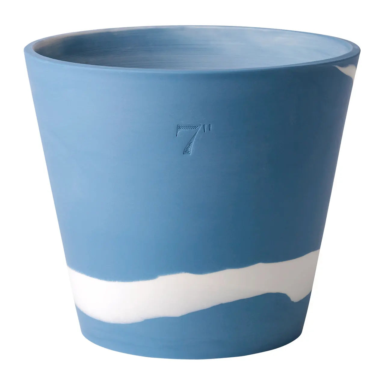 Wedgwood Burlington Pot IN BLUE AND WHITE