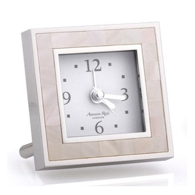 Addison Ross Mother Of Pearl Alarm Clock