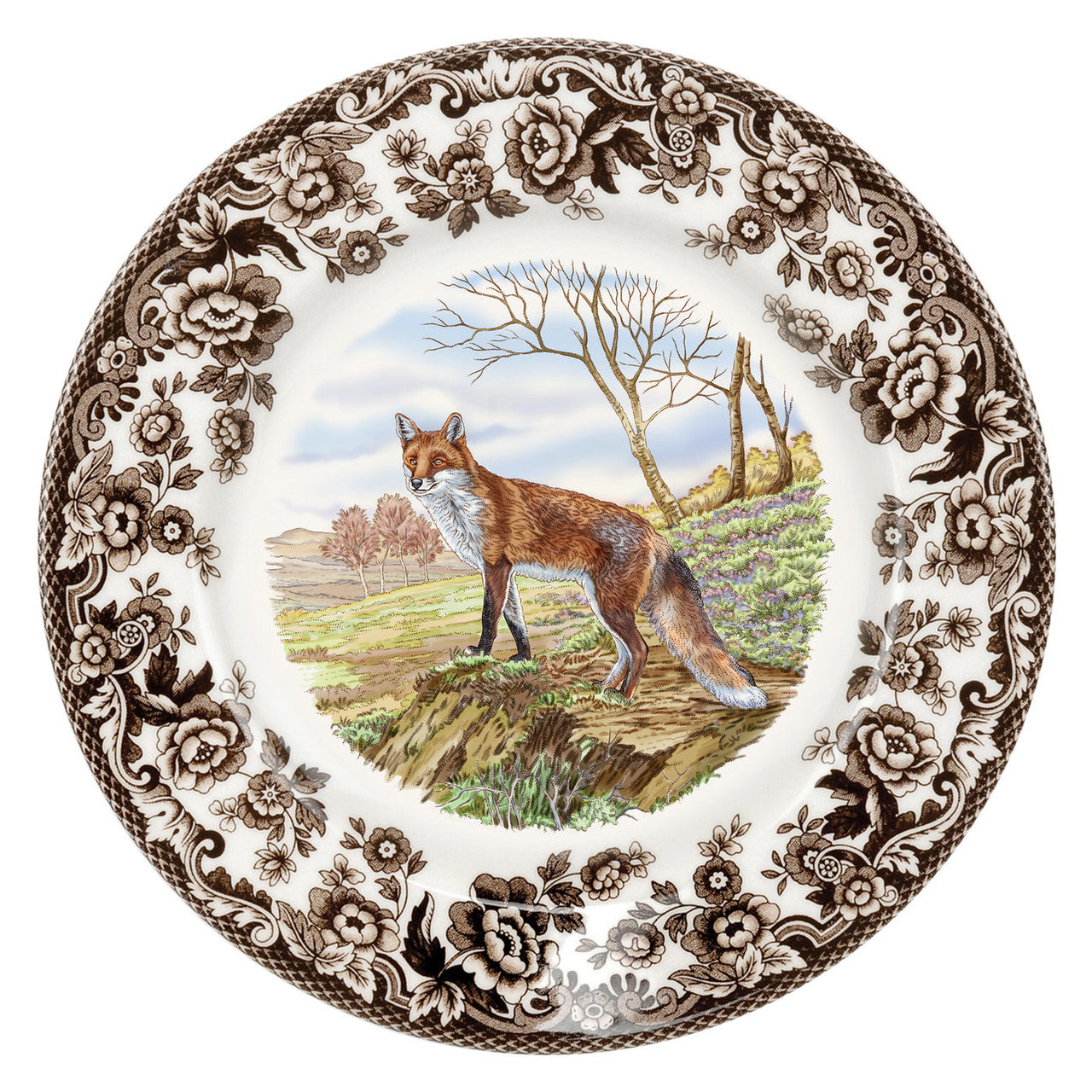 Portmeirion Spode Woodland Red Fox Salad Plate