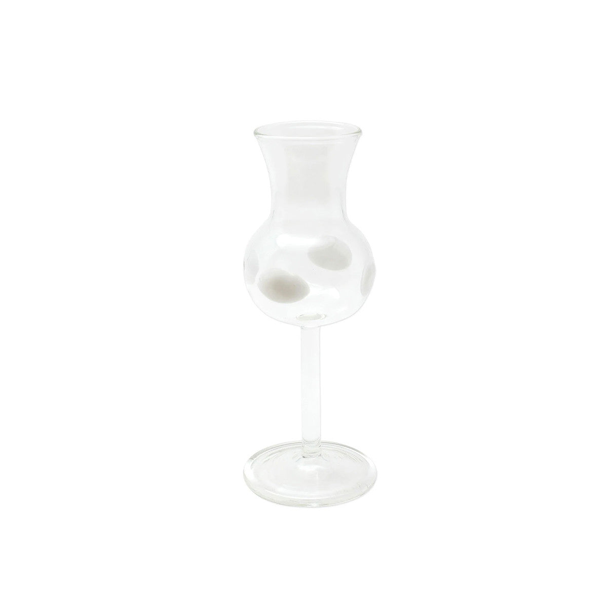 Vietri Drop White Limoncello Glass