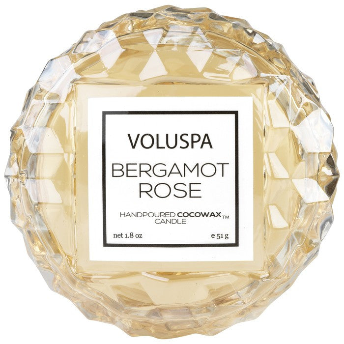 Voluspa Rose Collection Bergamont Rose Macaron Candle
