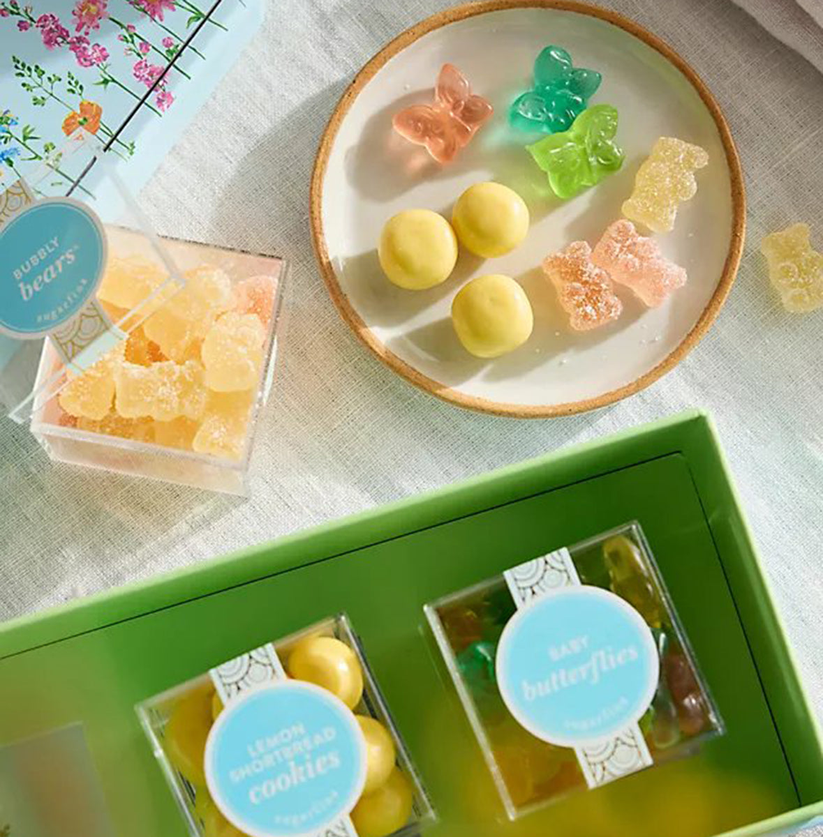 Sugarfina Garden Party 3-Piece Candy Bento Box