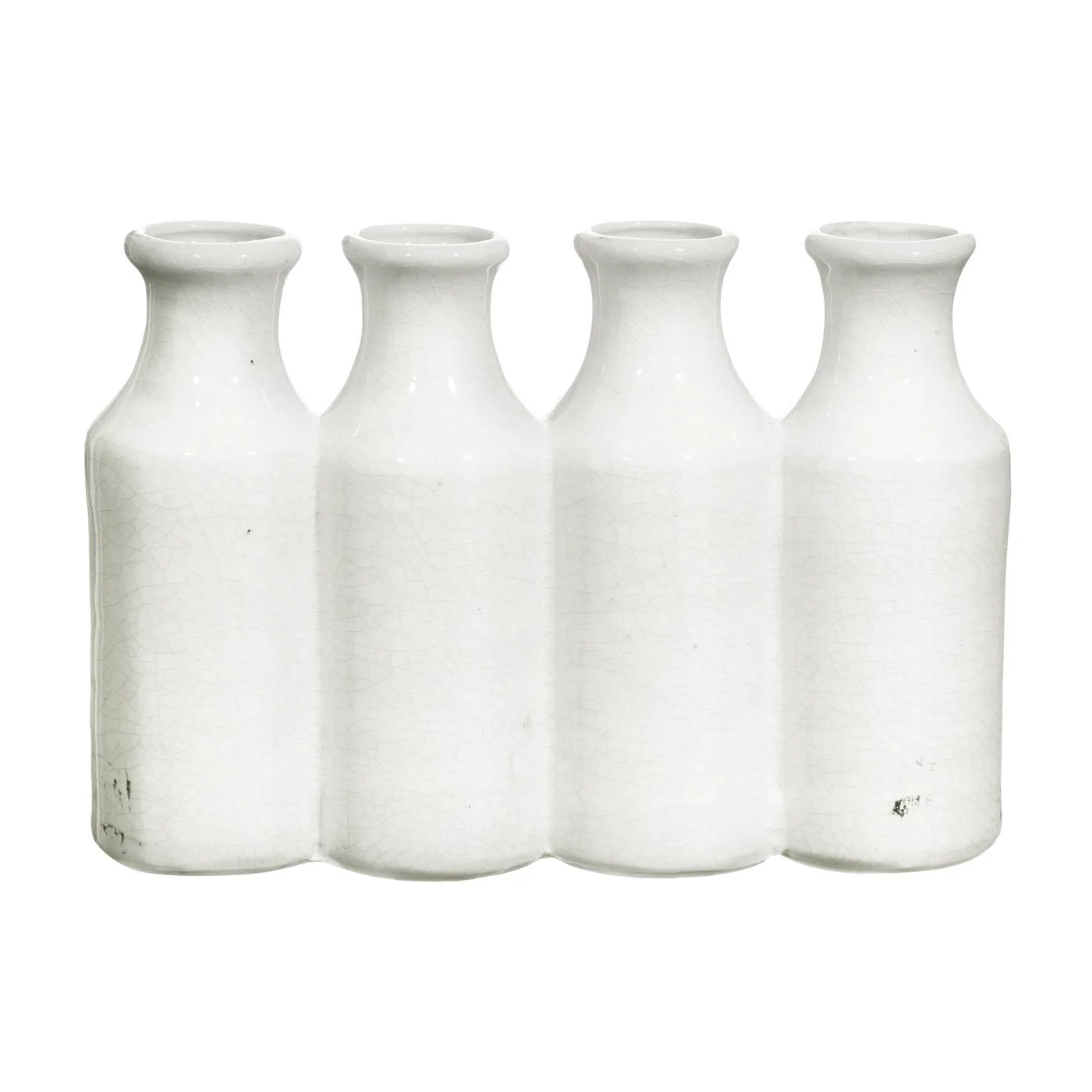 Winward Antique White Milk Bottle Vase