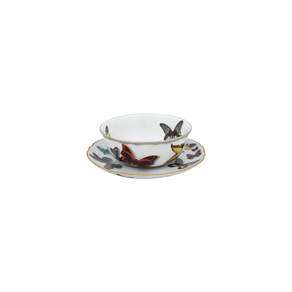 Vista Alegre Christian LaCroix Butterfly Parade Consomme Cup & Saucer