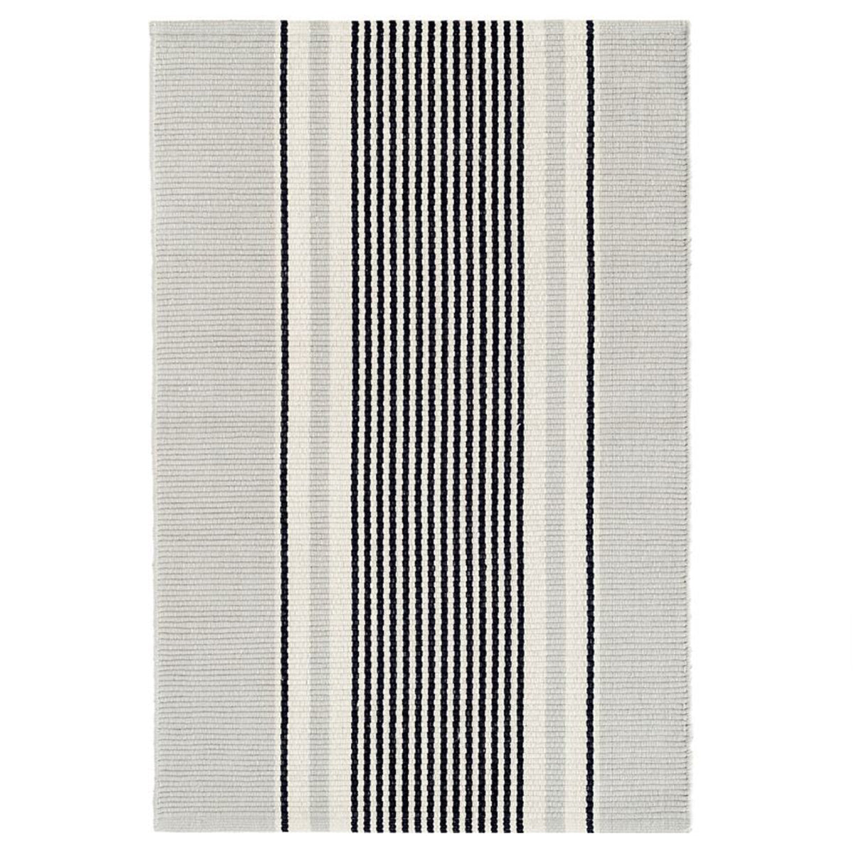Dash & Albert Gunner Stripe 2'x3' Woven Cotton Rug