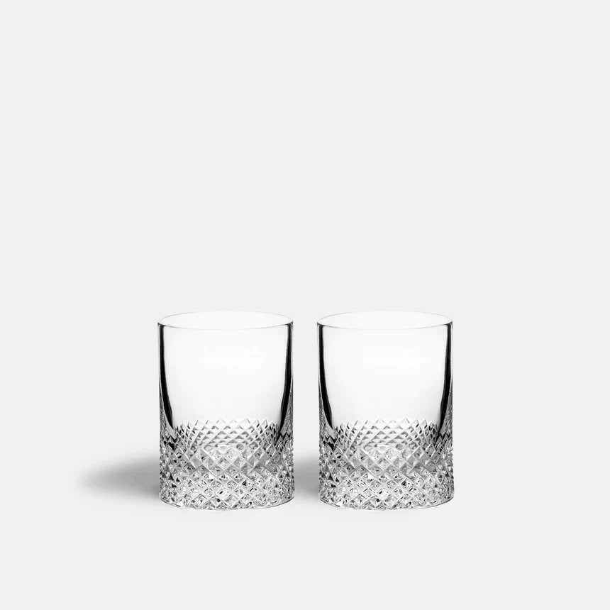 Richard Brendon Diamond Shot Glass - Set of 2