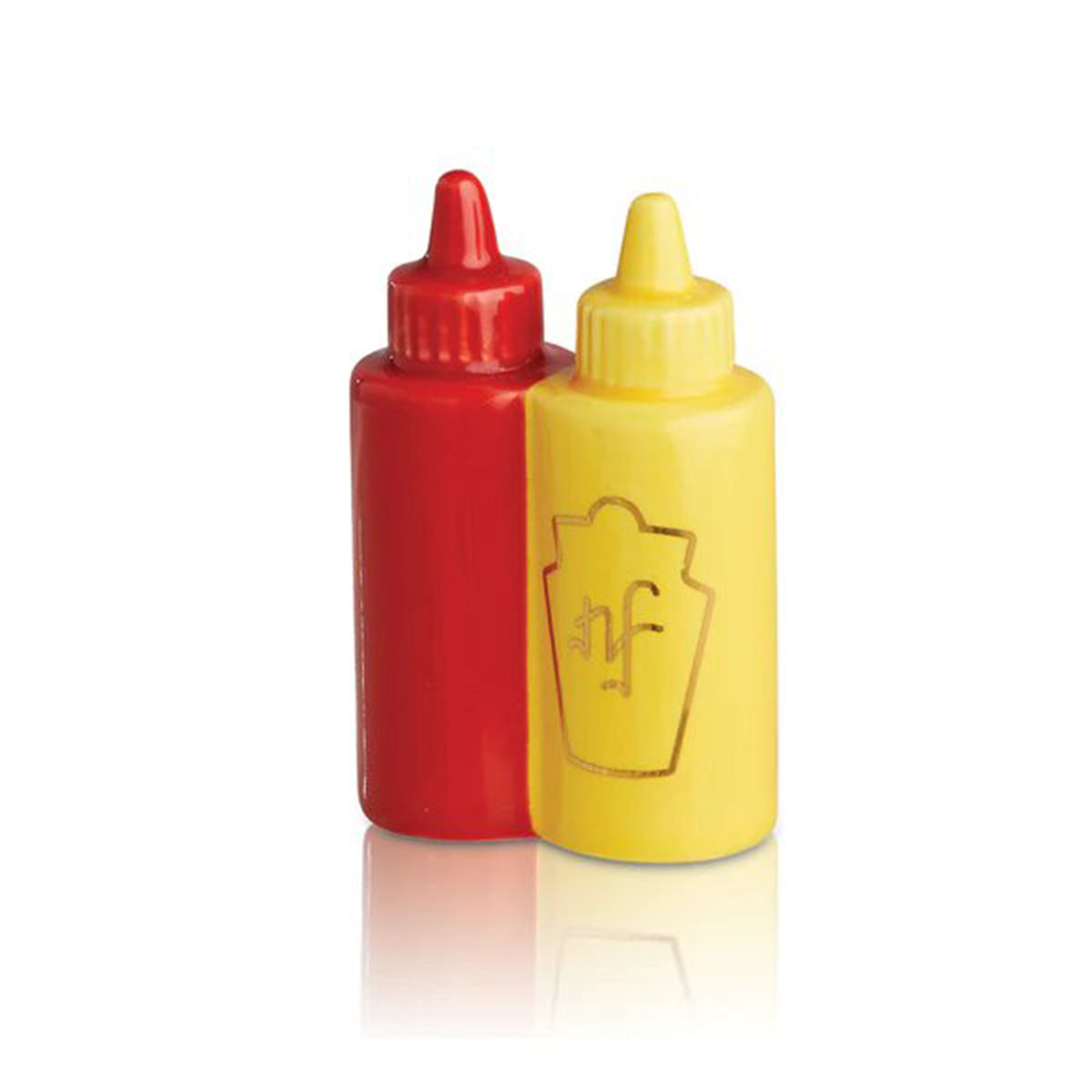 Nora Fleming "Squeeze Please" Ketchup and Mustard Mini