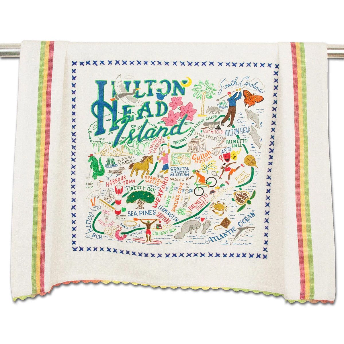 An image of Catstudio Hilton Head Dish Towel