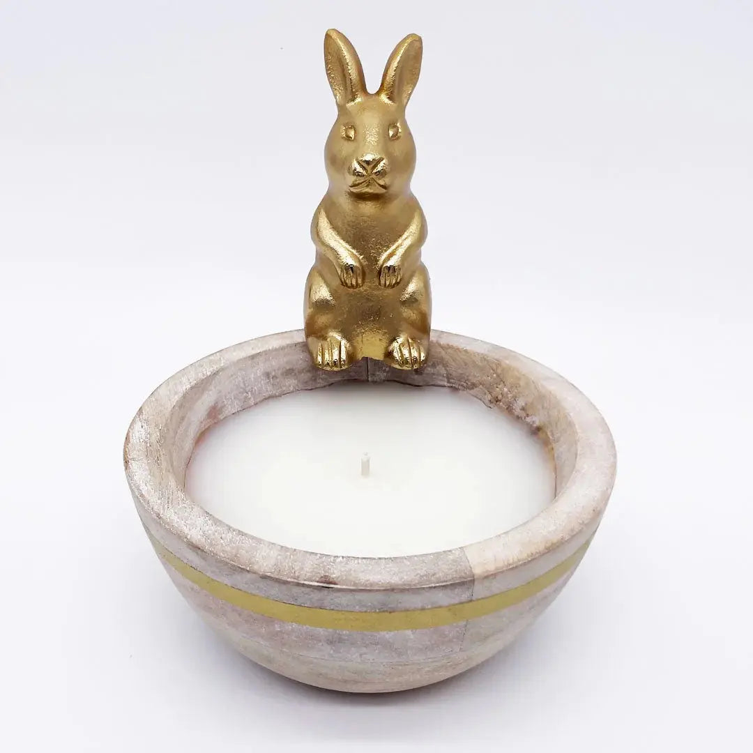 Lux Fragrances Flower Market Small Rabbit Bowl Candle