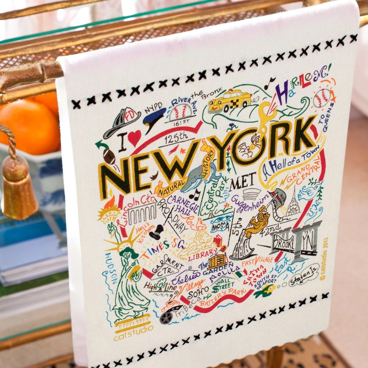 An image of Catstudio New York City Dish Towel