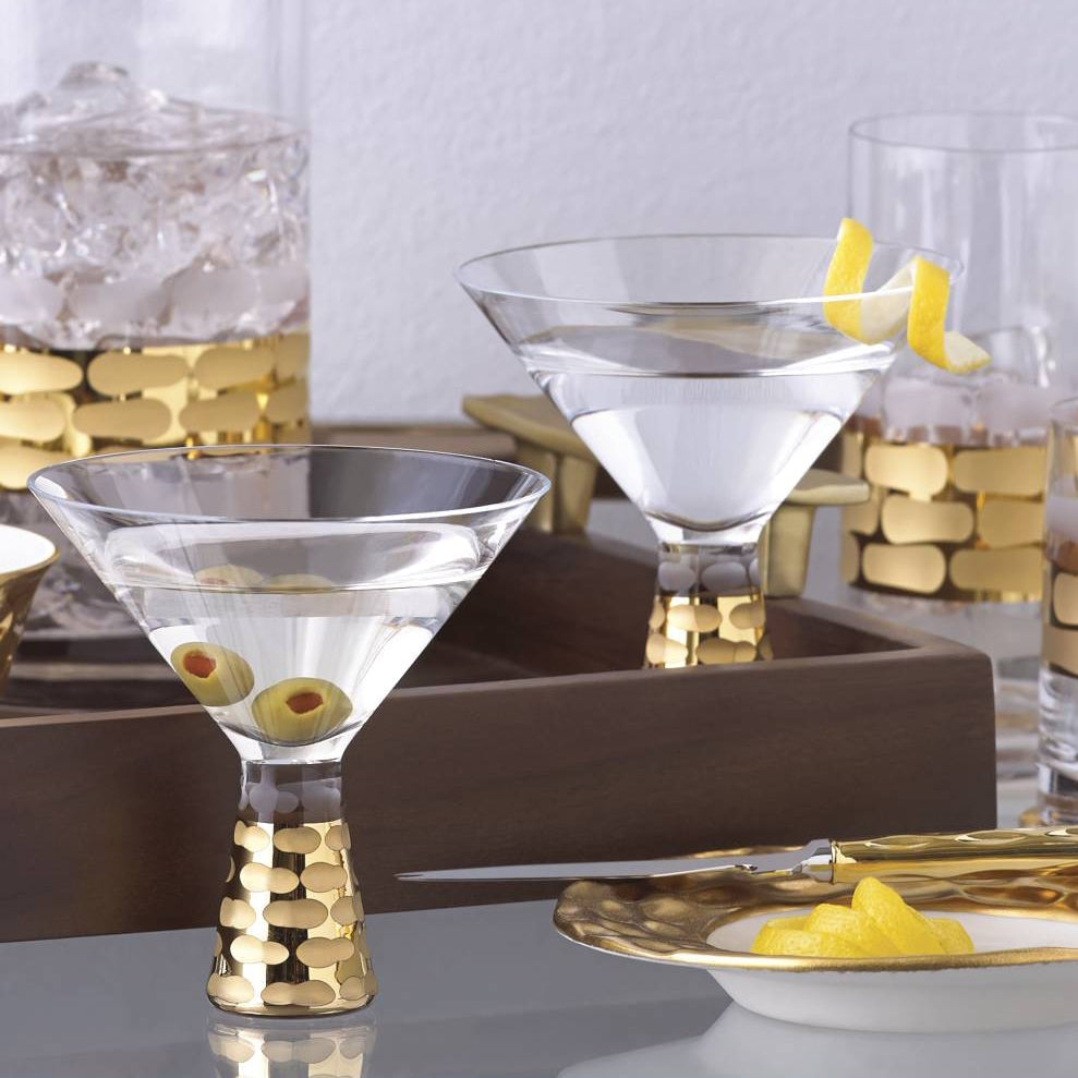 An image of Michael Wainwright Truro Gold martini set of 2