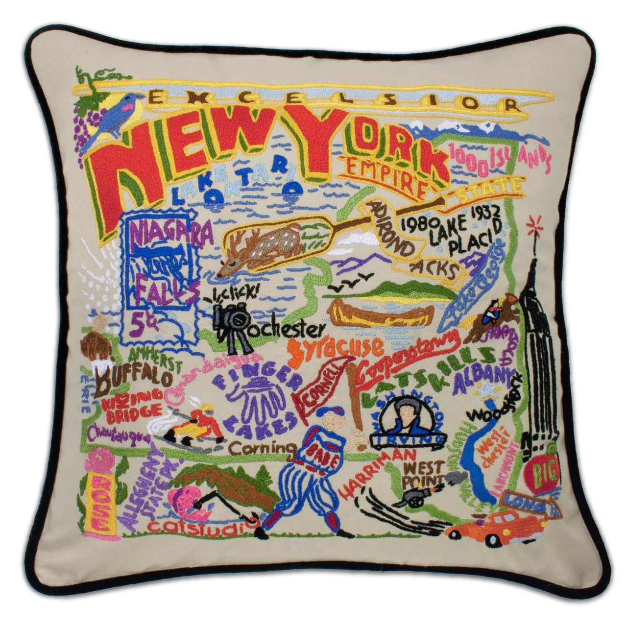 Catstudio New York State Pillow