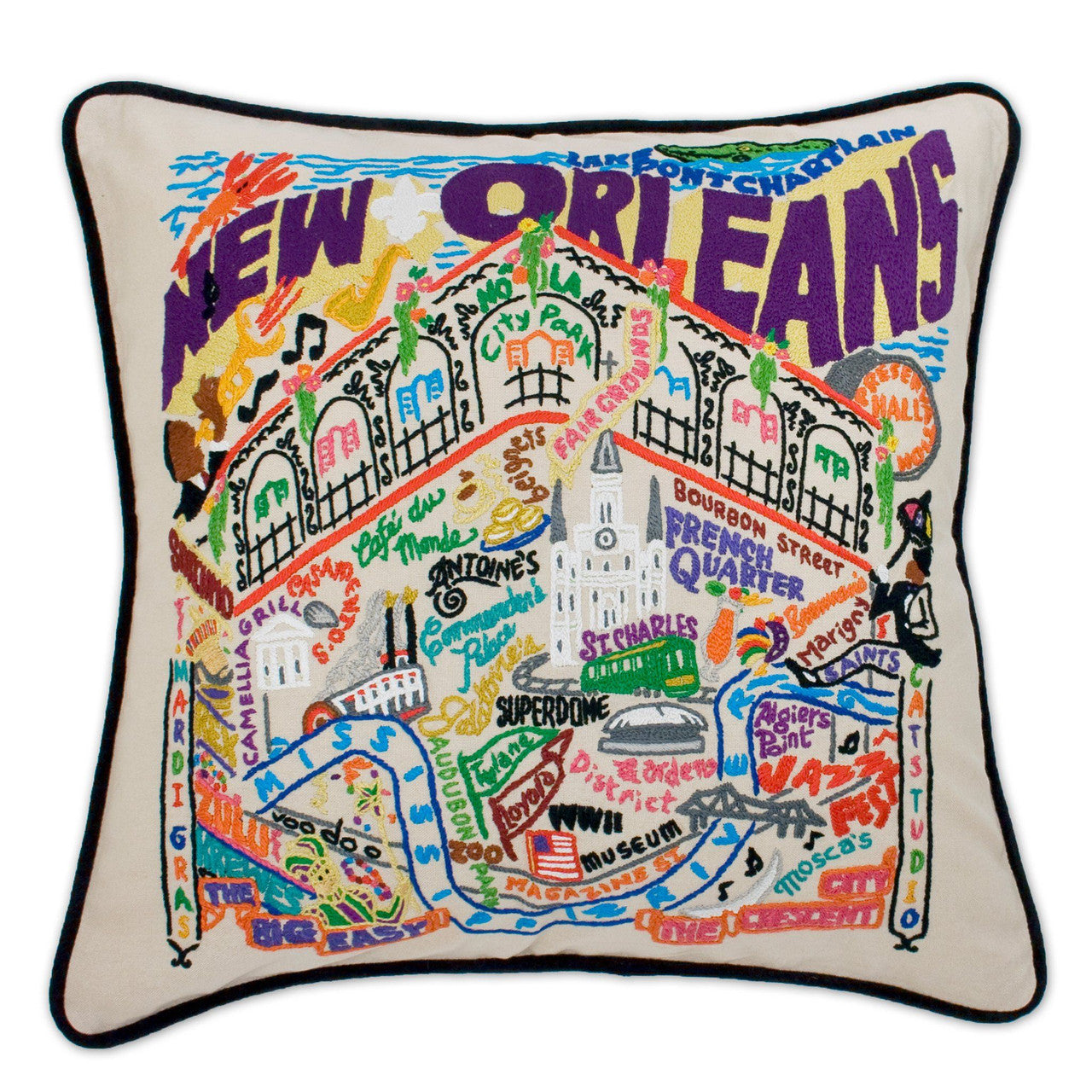 An image of Catstudio New Orleans Pillow