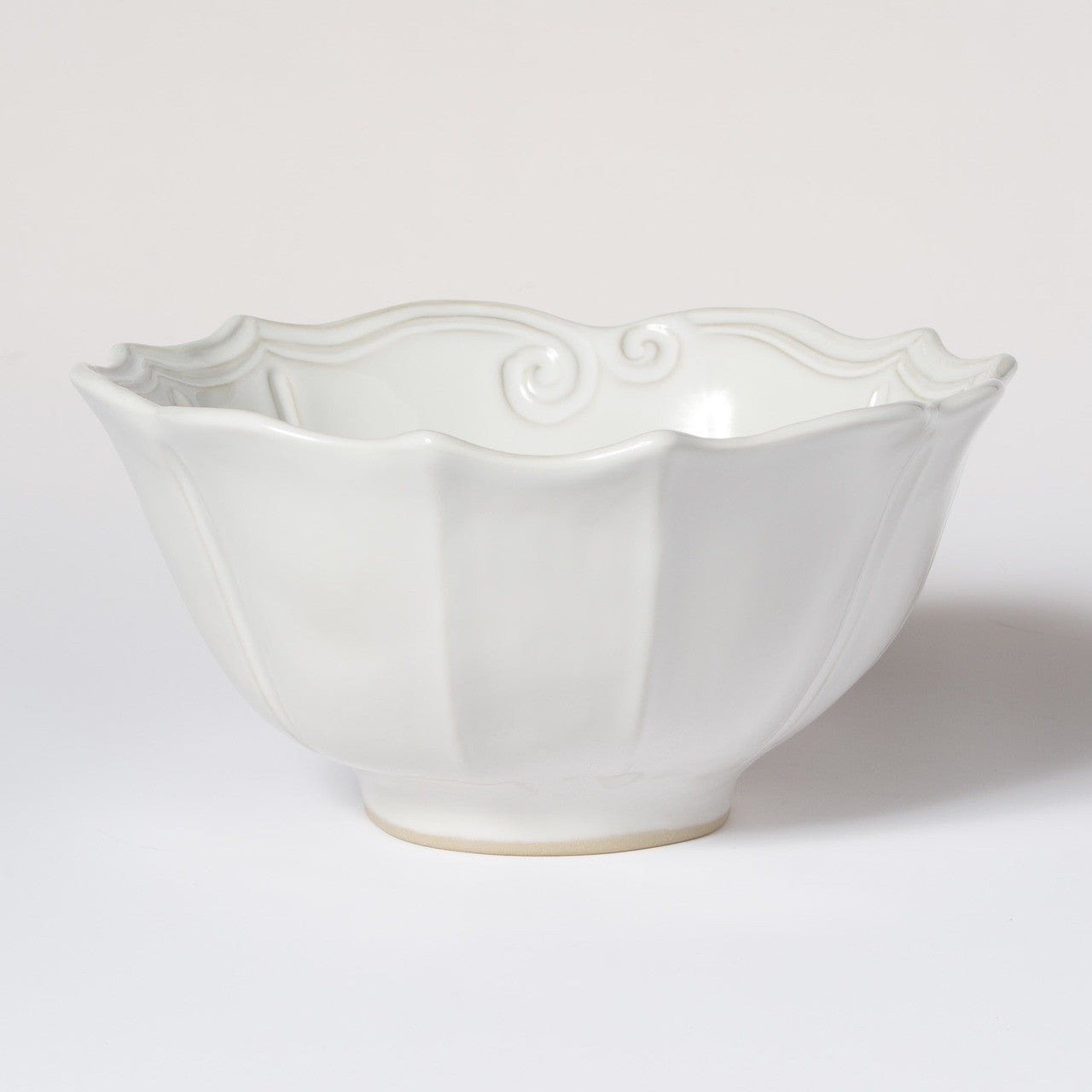 Vietri Incanto Stone Baroque Medium Serving Bowl