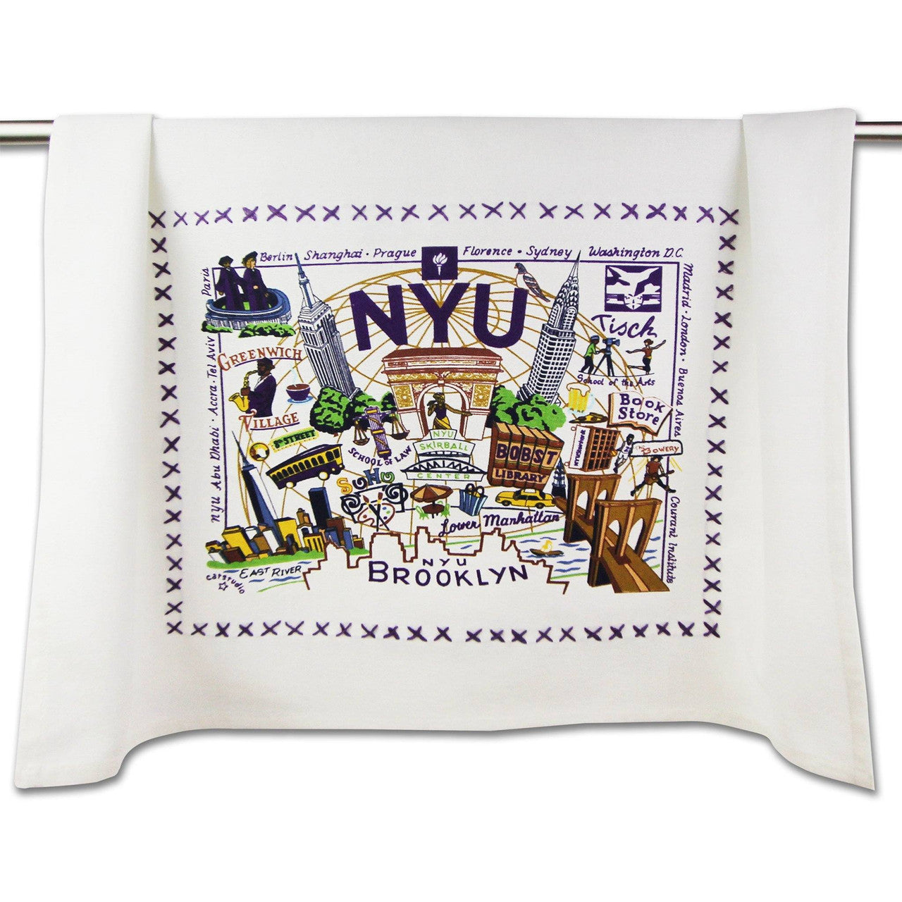 An image of Catstudio NYU (New York University) Dish Towel