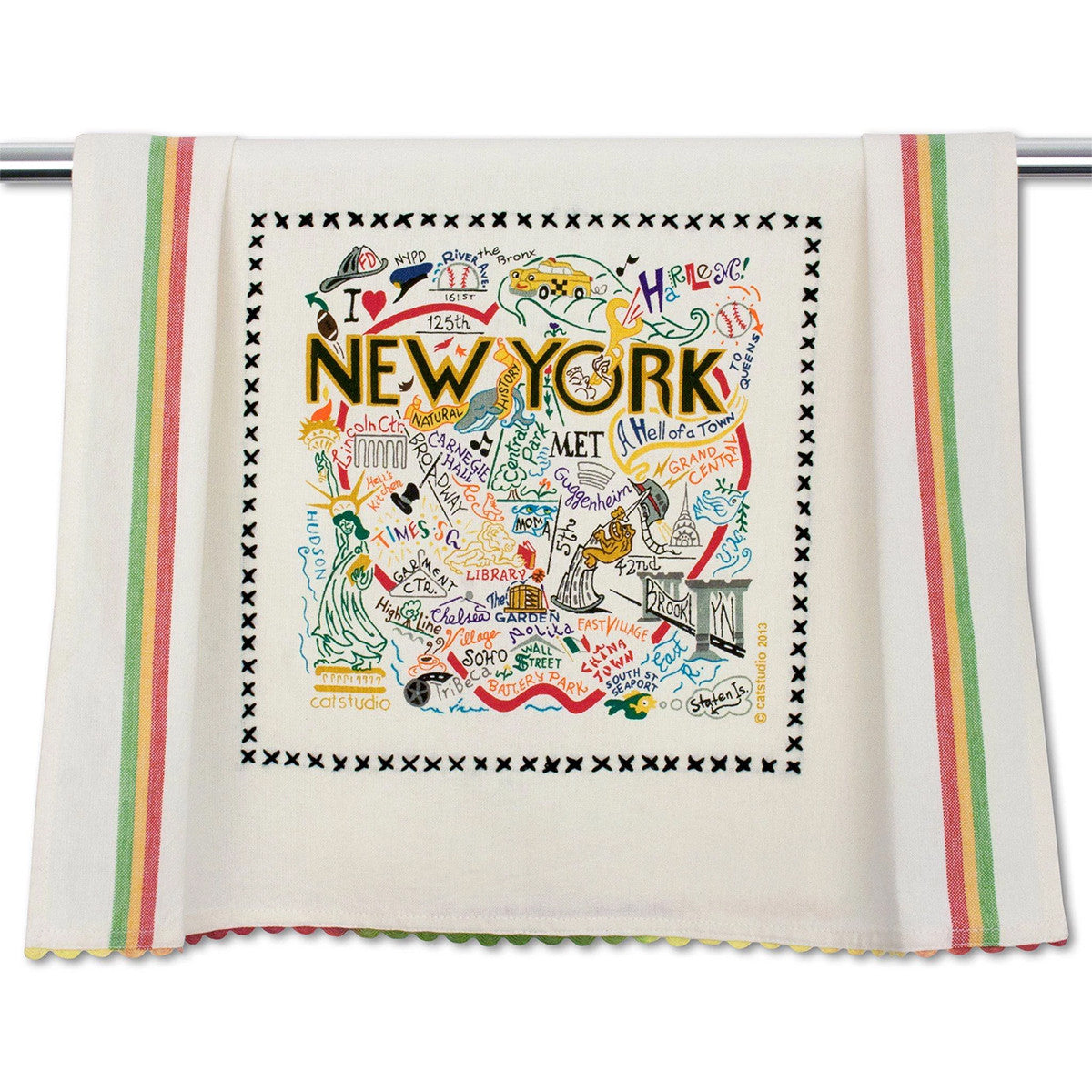 An image of Catstudio New York City Dish Towel