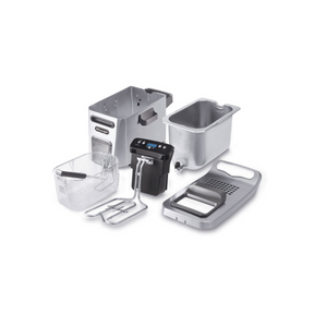 DeLonghi Livenza Dual Zone Digital 4.5L Stainless Steel Deep Fryer with Easy Clean Drain System