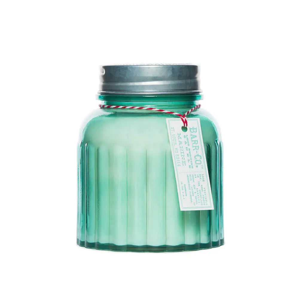 An image of K Hall Studio Barr-Co Marine Apothecary Jar Candle