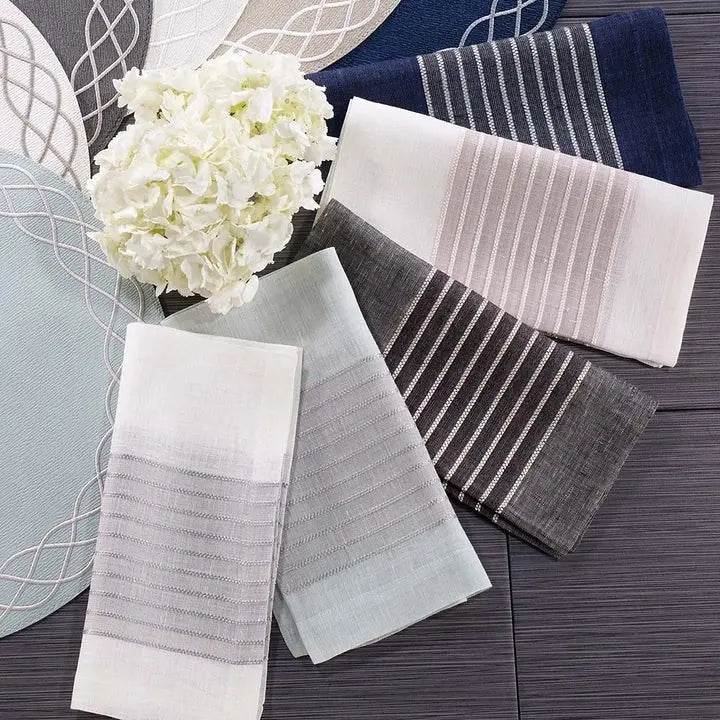 An image of Bodrum Tuxedo Dinner Napkin (Set of 4)