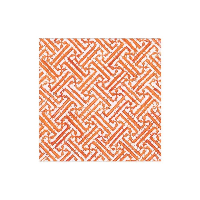 An image of Caspari Fretwork Cocktail Napkins
