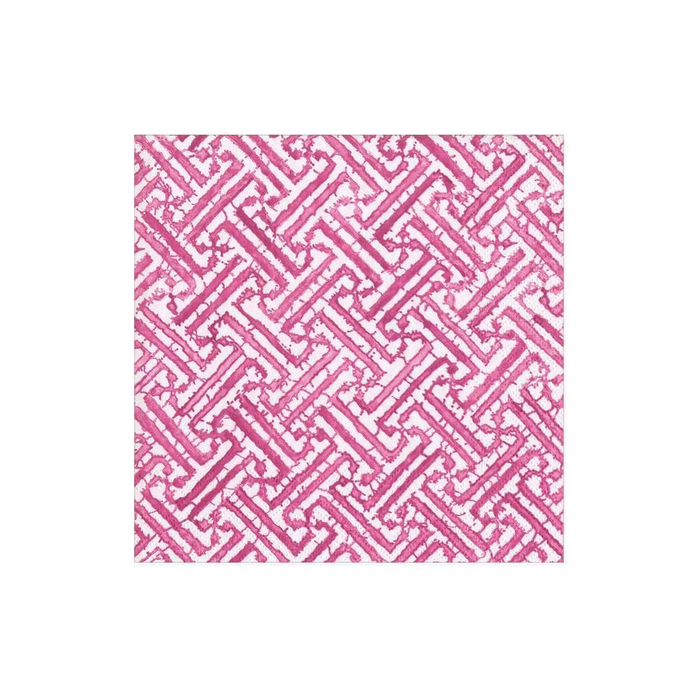 An image of Caspari Fretwork Cocktail Napkins