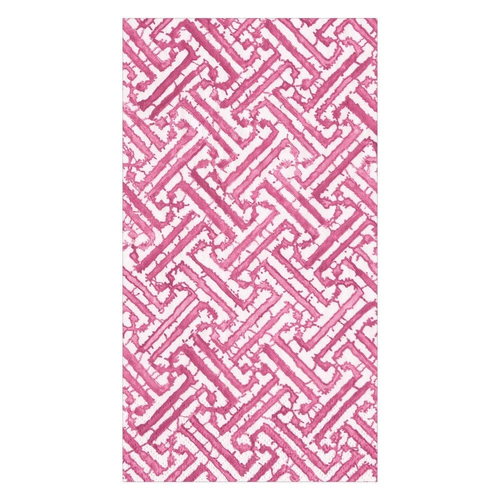Caspari Fretwork Guest Towels