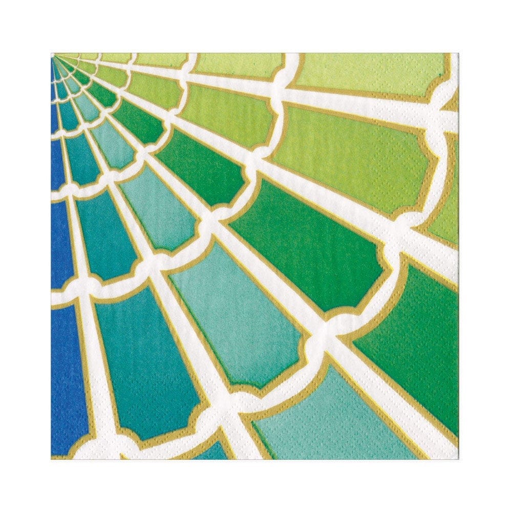 An image of Caspari Color Wheel Luncheon Napkins