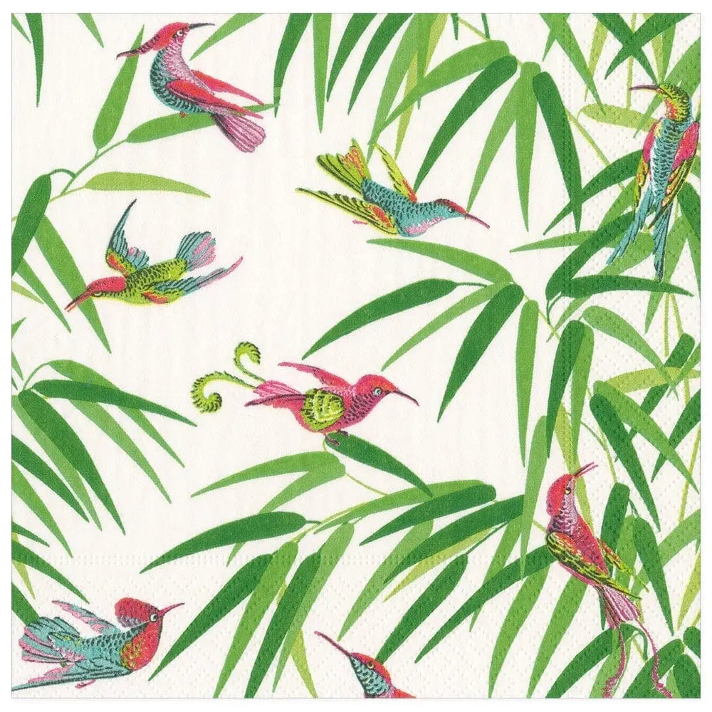 An image of Caspari Birds in Paradise Dinner Napkins